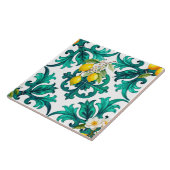 sizilianisch, Sommer, Zitrone, Mosaik, grün, Fliese (Seite)