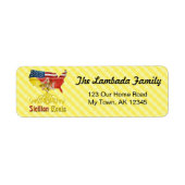 sizilianische amerikanische Roots Address Labels (Vorne)