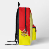 Sizilianische Flag Print Cut Sew Bag Bedruckter Rucksack (Links)