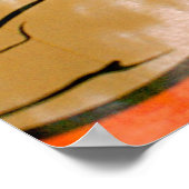 sizilianische Flagge Poster (Ecke)