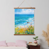 Sizilianische Küste Wandteppich Mit Holzrahmen (Schlafzimmer)