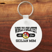 sizilianische Mama Schlüsselanhänger (Vorderseite)