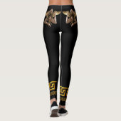 sizilianische Medusa Athletic Leggings (Rückseite)