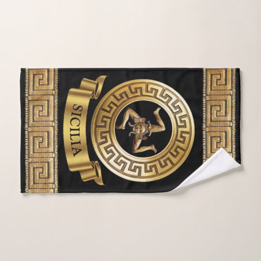 sizilianische Medusa / Golden Gorgon Geschenk / Ga Badhandtuch Set (Handtuch)