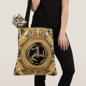 sizilianische Medusa mit Sphinges Tote Bag Tasche (Von Nahem)