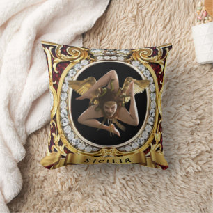 Sizilianische Medusa Trinacria Geschenkkissen Kissen