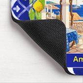 Sizilianische Mittelmeer-Majolika Zitruskacheln Mousepad (Ecke)