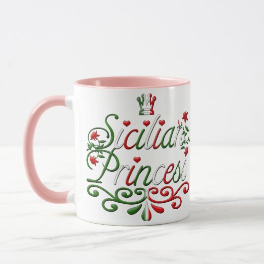 sizilianische Prinzessin-Tasse Tasse (Links)
