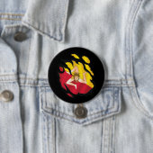 Sizilianische Rippfahne Button (Beispiel)