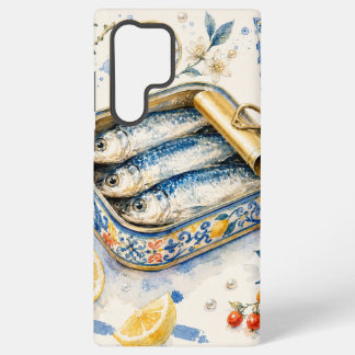 Sizilianische Sardinen-Wasserfarben-Kunst Samsung Galaxy Hülle