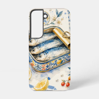 Sizilianische Sardinen-Wasserfarben-Kunst Samsung Galaxy Hülle