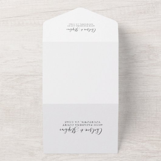 Sizilianische Sommermonate - All in One Wedite Ein All In One Einladung (Außenbereich)