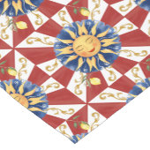sizilianische Sonne, Majolika, Kurzer Tischläufer (Ecke)