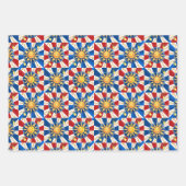 sizilianische Sonne, Majolika, Zitrone, Geschenkpapier Set (Vorderseite)