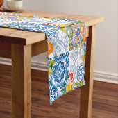 sizilianische Sonne, Zitrone, Majolika, Kurzer Tischläufer (Beispiel)