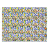 sizilianische Sonne, Zitrone, mediterrane Fliesen, Tischdecke (Vorderseite (Horizontal))