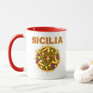 Sizilianische Trinacria  Tasse