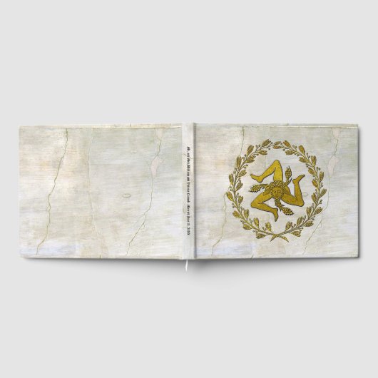 Sizilianische Trinacria und Olivenhaine Gästebuch (Voll)