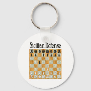 sizilianische Verteidigung Schlüsselanhänger