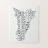 Sizilianische Word Map Puzzle (Vertikal)