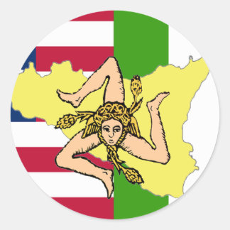 Sizilianischer amerikanischer Sticker