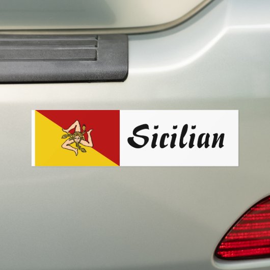 Sizilianischer Autoaufkleber (Auf Auto)