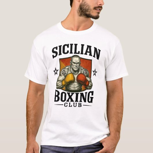 Sizilianischer Boxing-T - Shirt (Vorderseite)