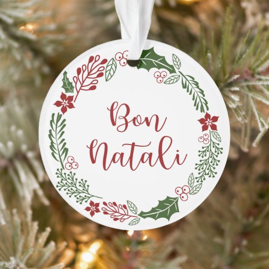 Sizilianischer Heiligabend, Bon Natali Ornament (Baum)