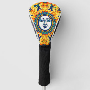 Sizilianischer Sonnen-Gesicht-Treiberabdeckung Golf Headcover