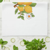 sizilianischer Stil, Majolika, Zitronen Geschirrtuch (Gefaltet)