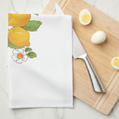 sizilianischer Stil, Majolika, Zitronen Geschirrtuch (Viertel Falte)