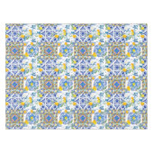 sizilianischer Stil, Majolika, Zitronen Tischdecke (Vorderseite (Horizontal))