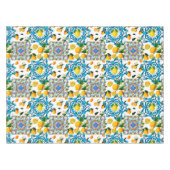 sizilianischer Stil, Majolika, Zitronen Tischdecke (Vorderseite (Horizontal))