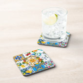 sizilianischer Stil, Sommerkunst, Zitronen Getränkeuntersetzer (Rechte Seite)