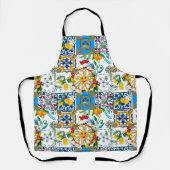 sizilianischer Stil, Sommerkunst, Zitronen Schürze (Vorderseite)