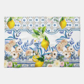  sizilianischer Stil, sommerliche Kunst      Geschirrtuch (Horizontal)