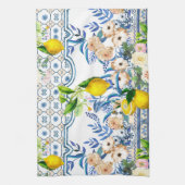  sizilianischer Stil, sommerliche Kunst      Geschirrtuch (Vertikal)