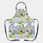  sizilianischer Stil, sommerliche Kunst      Schürze (Vorderseite)