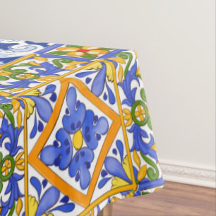 sizilianischer Stil, sommerliche Kunst Tischdecke