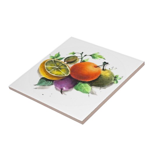 sizilianischer Stil, Summer Art Frucht Zitrus Fliese (Seite)