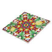 sizilianischer Stil, Zitronen, Majolika Fliese (Seite)