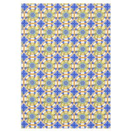 sizilianischer Stil, Zitronen, Majolika Tischdecke