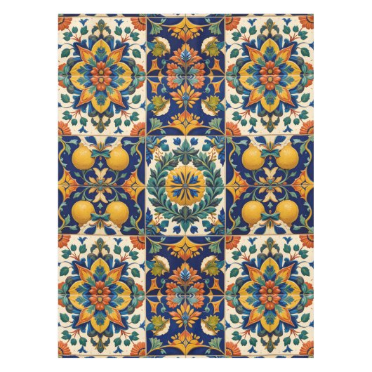 sizilianisches Design Tischdecke (Vorderseite)