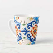 Sizilianisches Fliesenmuster Milchtasse (Linke Ecke)