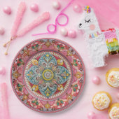 Sizilianisches Grün: Melaminpapier Pappteller (Party)