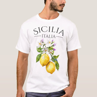 Sizilianisches italienisches Souvenir Italien Zitr T-Shirt