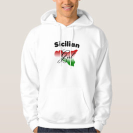 Sizilianisches Mädchen-mit Kapuze Sweatshirt