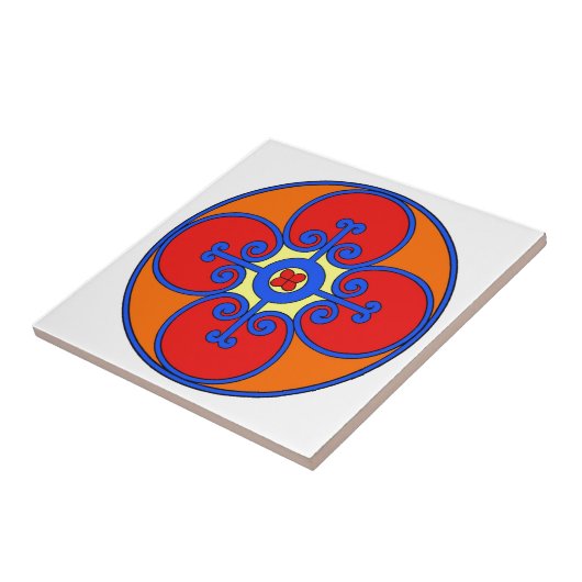 Sizilianisches Mittelmeer-Design Fliese (Seite)