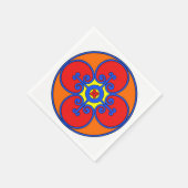 Sizilianisches Mittelmeer-Design Serviette (Ecke)