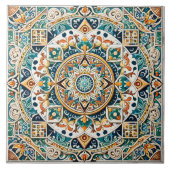 sizilianisches Muster Fliese (Vorderseite)